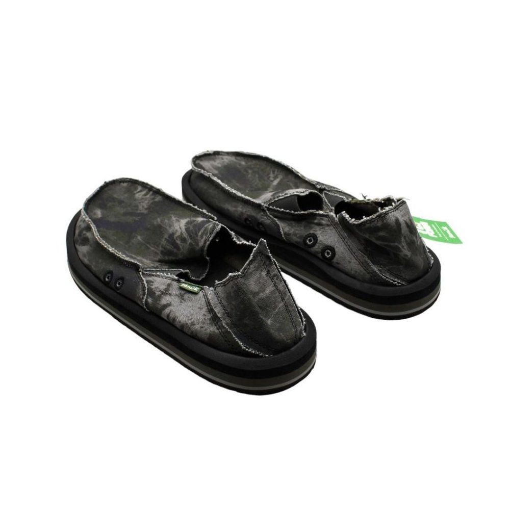 Sanuk Vagabond Soft Top Tie Dye Men Slip-on Loafers - Picture 7 of 8